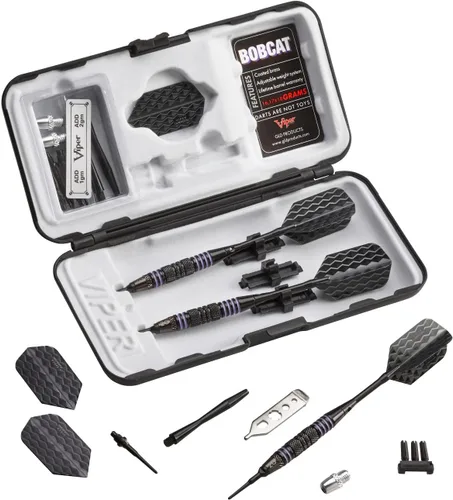 Miniatura 12 de Bobcat Adjustable Weight Soft Tip Darts with Storage/Travel Case
