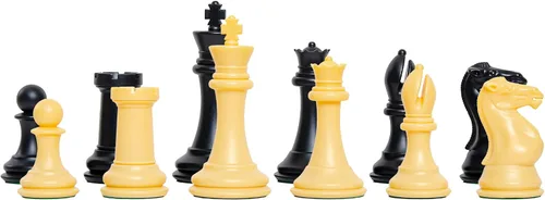 The House of Staunton - Juego de ajedrez de plástico Fischer - Solo piezas - 4.0" King