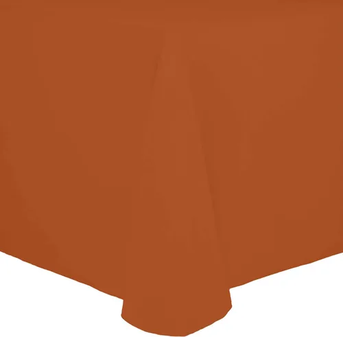 Miniatura 19 de Ultimate Textile Cotton-Feel - Mantel ovalado de poliéster hilado resistente a las manchas y a las arrugas, lavable a máquina, color berenjena, 1