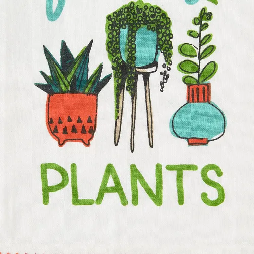 Miniatura 4 de DII You Grow Girl Collection Decorativo, lavable a máquina, juego de paños de cocina, 18 x 28 pulgadas, plantas elegantes, 3 piezas