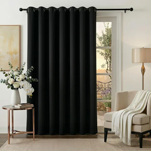 Miniatura 22 de RYB HOME - Cortinas opacas para patio - Cortinas con ojales sólidos, paneles de ventana grandes, eficiencia energética, cortinas de privacidad