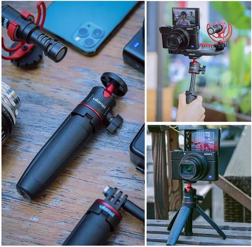 Miniatura 8 de ULANZI MT-08 Barra de extensión trípode Mini Selfie Stick trípode mango agarre para iPhone 11 Pro Max Samsung cámara Sony Canon Nikon Vlogging