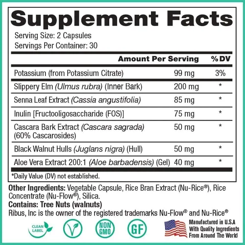 Miniatura 3 de Peak Pure & Natural Suplemento de limpieza y desintoxicación de colon para la salud digestiva, apoyo para la salud intestinal con inulina