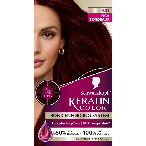 Miniatura 14 de Schwarzkopf con queratina color para el cabello Ruby Noir
