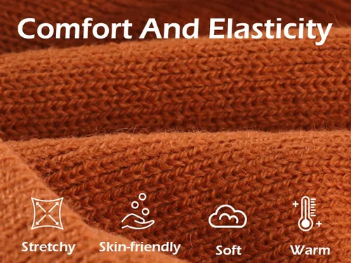 Miniatura 6 de Home Prefer - Gorro de invierno para hombre con visera, cálida y doble punto.