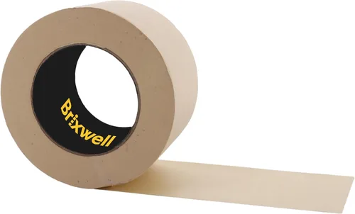 Brixwell 48 rollos de cinta adhesiva de uso general de grado profesional de 3 pulgadas x 60 yardas, fabricada en los Estados Unidos