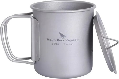 Miniatura 11 de Al aire libre 25.4 fl oz - 98.1 fl oz Titanio Pot con tapa Plegable Fianza Mango Camping Senderismo Picnic Ultraligero Botella de Agua Taza Taza