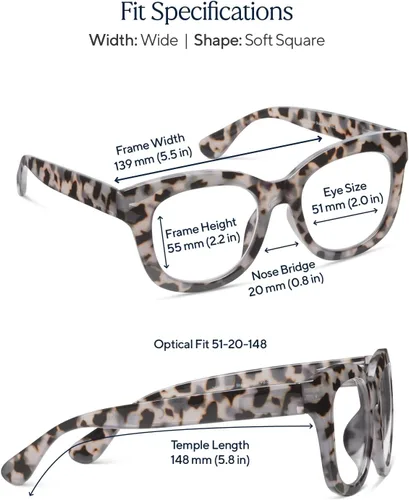Miniatura 3 de Peepers de PeeperSpecs - Gafas de lectura para mujer favoritas de Oprah, tamaño grande, con bloqueo de luz azul, Center Stage