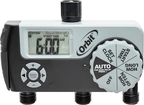 Miniatura 14 de Orbit 62067 Temporizador de riego digital programable de manguera de 1 salida, paquete de 2