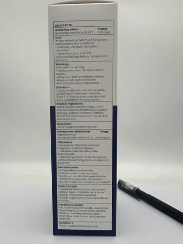 Miniatura 8 de PHARMBANNER Juego de Champú y Acondicionador Antifúngico – Aceite de Árbol de Té y Argán para Foliculitis, Dermatitis Seborreica, Psoriasis