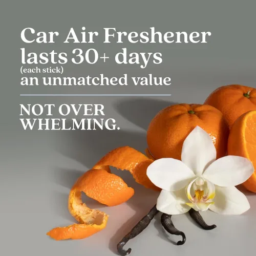 Miniatura 3 de Enviroscent Ambientador de coche no tóxico (vainilla negra y mandarina) ambientador natural para coche Difusor de aceite esencial Aroma de coche