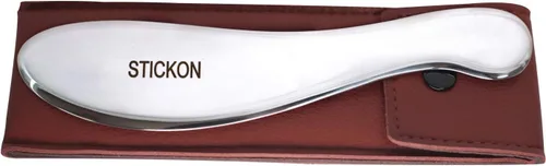 Miniatura 6 de STICKON Herramienta de masaje de raspado Gua Sha de acero inoxidable Herramientas IASTM gran herramienta de movilización de tejidos blandos