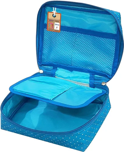 Miniatura 4 de atorakushon Estuche de viaje para maquillaje, organizador de cosméticos, bolsa de almacenamiento portátil para artistas, bolsa con cremallera