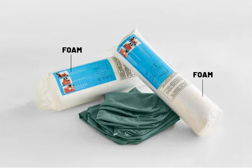 Miniatura 2 de ARTPLAN Cojines de asiento profundos para muebles de exterior, juego de cojines de asiento gruesos de 24 x 24 x 6 pulgadas, cojines de asiento