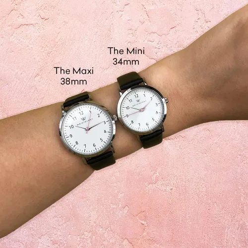 Miniatura 2 de Reloj con números WRISTOLOGY Olivia para mujer, para enfermeras, gran esfera, analógico, fácil de leer con segundero, correa de silicona