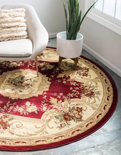 Miniatura 49 de Unique Loom Versailles Collection - Alfombra tradicional clásica con motivo floral, colección Versailles