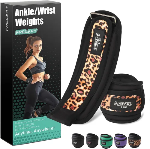 Miniatura 9 de Frelaxy Pesas de Tobillo y Muñeca para Mujeres, Hombres y Niños, Cómodas y Ajustables, Juego de Pesas para Piernas y Brazos para Caminar, Gimnasio