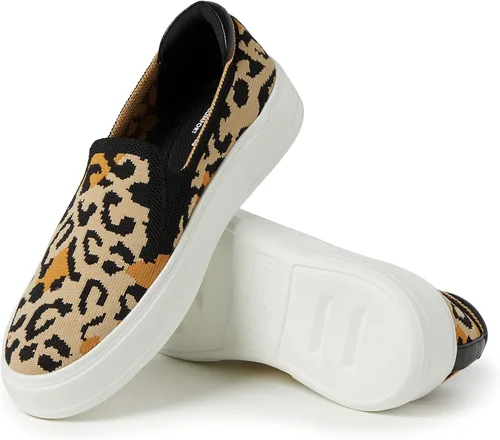 Miniatura 3 de Dearfoams - Sophie - Mocasines ligeros y cómodos para mujer con soporte de arco, sin cordones
