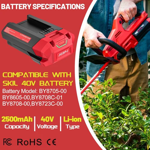 Miniatura 2 de Reemplazo de batería de 2.5Ah para batería SKIL 40V