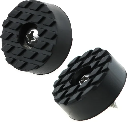 Miniatura 3 de 20 piezas de patas de goma roscadas redondas almohadillas antideslizantes de goma para muebles con tornillos para patas de silla, protector de piso