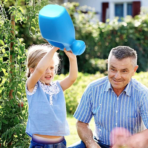 Miniatura 5 de Regadera para niños, juguetes de arena de playa, tiempo de juego en el jardín o uso práctico, regadera de plástico ABS para niños, pequeña lata