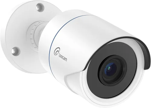 Loocam Cámara de seguridad HD de 2 MP 1080p, híbrida 4 en 1 CVI/TVI/AHD/CVBS Bullet con cable, visión nocturna IR de 80 pies, IP66 resistente a la