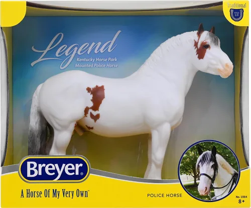 Miniatura 3 de Breyer Caballo de policía montado en el parque Caballo de policía Prime Pricing Plus, blanco