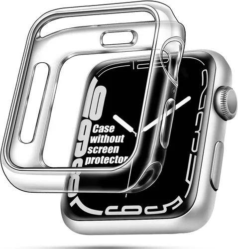 Miniatura 35 de top4cus - Funda ecológica protectora, de TPU suave y flexible, compatible con iWatch Series 5, Series 4, Series 3, Series 2 y Series 1 Dorado