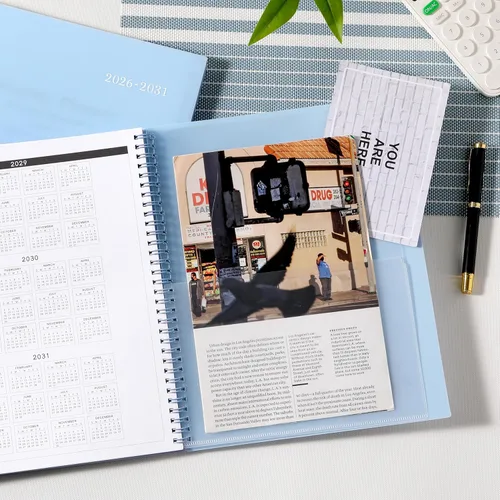 Miniatura 7 de Agenda mensual 2026-2031, agenda mensual de 5 años, julio de 2026 a junio de 2031, 9 x 11 pulgadas, calendario de 5 años de doble cara + cubierta