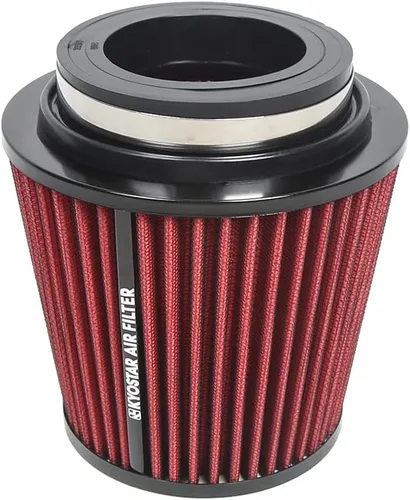 Miniatura 112 de KYOSTAR Filtro de aire universal de alto flujo de 3" (76 mm), entrada de aire frío de cono reutilizable, alto rendimiento, lavable, kit de aire seco