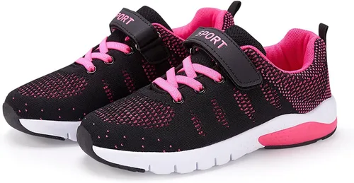 Miniatura 7 de MAYZERO Tenis para niños, para correr, deportes, transpirables, ligeros, para caminar, a la moda, para niños y niñas