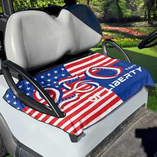 Miniatura 32 de Fundas de asiento de carrito de golf, mantas para carrito de golf, fundas de asiento de toalla para la mayoría de carritos de golf de 2 asientos