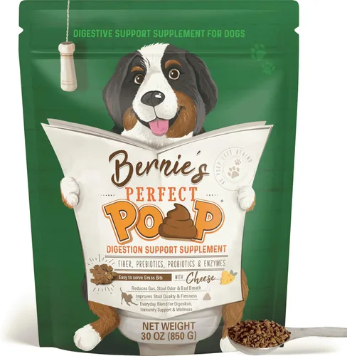 Miniatura 13 de Suplemento Perfecto para Popó, Digestión y Salud General para Perros: Fibra, Prebióticos, Probióticos y Enzimas Alivian las Condiciones Digestivas