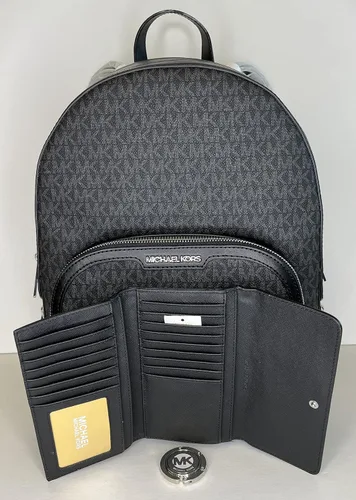 Miniatura 3 de MICHAEL Michael Kors Jaycee - Mochila grande con bolsillo con cremallera y gancho grande para cartera triple