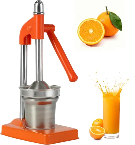 Miniatura 2 de Exprimidor manual de hierro fundido, exprimidor manual de cítricos de acero inoxidable resistente, exprimidor de frutas para limón, naranja
