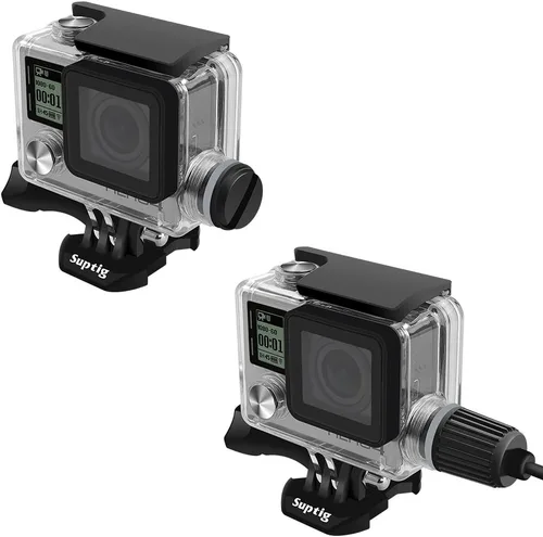 Miniatura 5 de Suptig Funda impermeable para GoPro Hero 4 Hero 3+ Hero 3 Cámara de acción para carga subacuática impermeable 131 pies (131.2 ft)