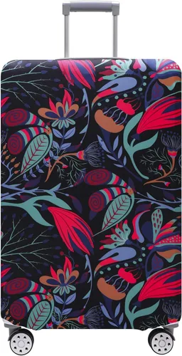 Miniatura 15 de TRAVEL KIN - Funda lavable para maleta con protección antiarañazos, protector para maletas de 18-32 pulgadas, Autumn Leaves, M, Moda