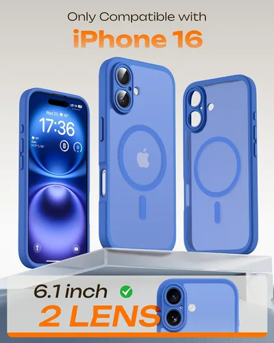 Miniatura 865 de TOCOL Funda para iPhone 11, compatible con Magsafe, protección completa de cámara, imanes integrados, protección contra caídas, funda translúcida