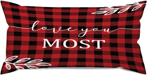 Miniatura 7 de Fundas de almohada lumbares de 12 x 24 pulgadas, decoración de granja, fundas de almohada decorativas para decoración del hogar Estilo-13
