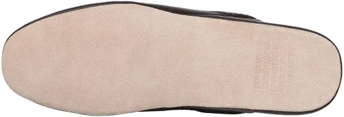 Miniatura 8 de PAMIR Pantuflas de casa de cuero texturizado prémium para hombre con espuma viscoelástica