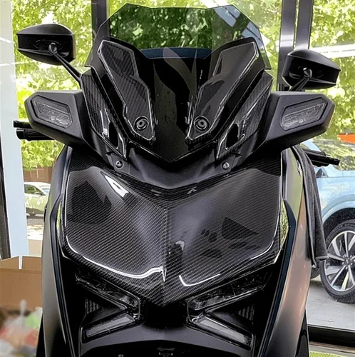 Miniatura 5 de Deflector de visera para parabrisas deportivo de motocicleta compatible con XMAX300 X-MAX300 Xmax 300 X-MAX 300 2023 Transparente