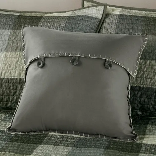 Miniatura 7 de Madison Park Ridge - Juego de funda para sofá cama, diseño reversible con estampado de espiga a cuadros estilo cabaña rústica, ropa de cama de lujo