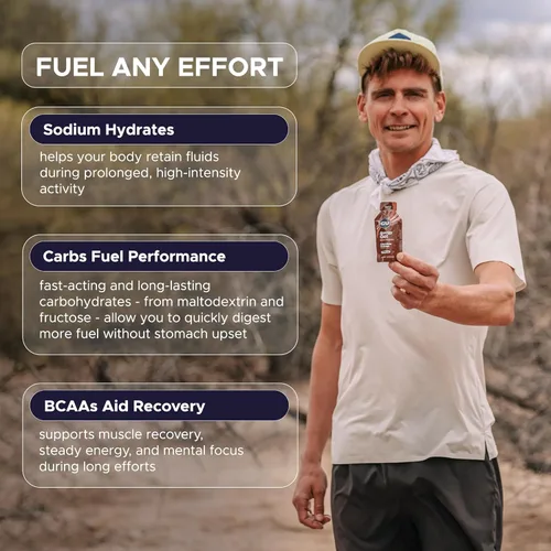 Miniatura 4 de GU Energy Original Sports Nutrition Gel Energético, Vegano, Sin Gluten, Kosher y Sin Lácteos, Energía Portátil para Cualquier Entrenamiento, 24