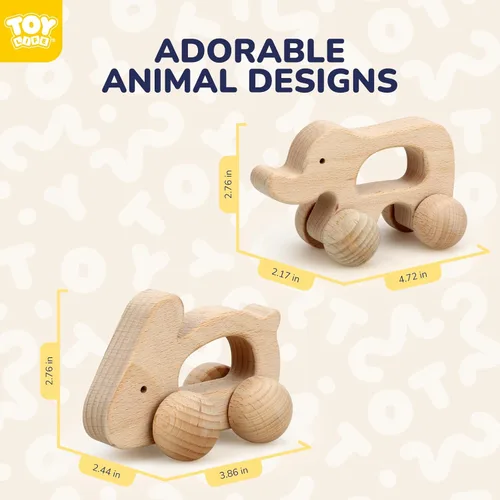 Miniatura 3 de TOY Life Juguetes de madera, juguetes Montessori para bebés de 6 a 12 meses, juguetes de madera para bebés de 1 a 3 años, decoración del cuarto