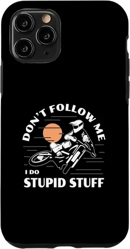 Miniatura 28 de Funda para iPhone 12 Mini Dirtbike Motocross Don't Follow Me Stupid Stuff Dirt Bike