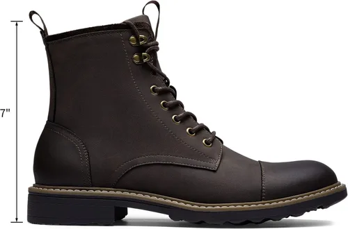 Miniatura 4 de Vostey Botas de motocicleta para hombre, botas casuales para hombre, botas chukka impermeables para hombre
