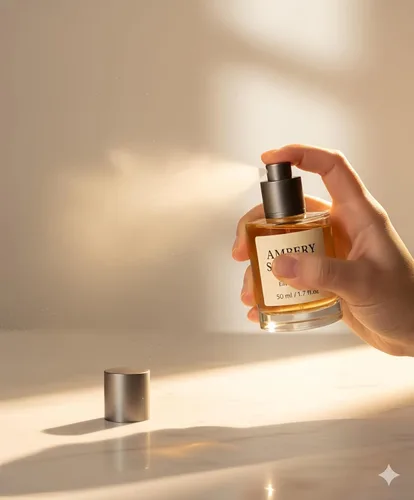 Miniatura 4 de Ambery Vanilla Eau de Parfum para mujer – Perfume en aerosol con notas de café, jazmín, madera de cedro y pachulí, fragancia Gourmand, 1.7 onzas
