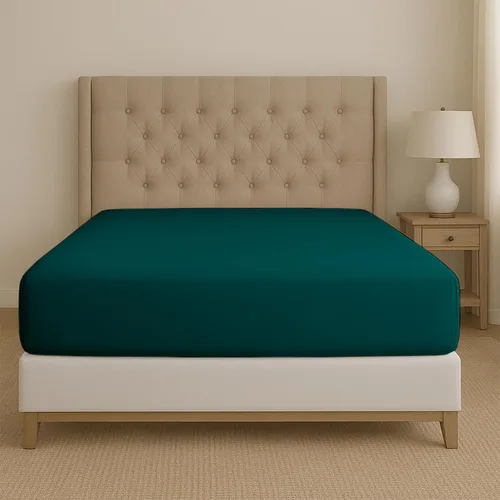 Miniatura 13 de SLEEP-NEST Sábana bajera ajustable tamaño individual, 600 hilos, 100% algodón egipcio de fibra larga, elástico en todo el contorno para colchones