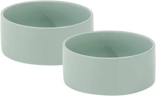 Miniatura 14 de Havniva Cuenco elevado de cerámica de 6.1 pulgadas para perros con soporte para platos de perros de razas pequeñas y medianas, cuenco de comida y 2