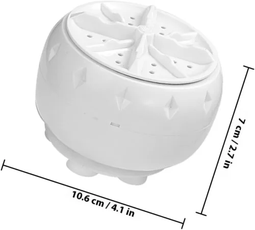 Miniatura 2 de Lavadora portátil de turbina ultrasónica mini lavadora de bajo consumo alimentado por USB para ropa interior Rv ropa y delicadas Lavaplatos